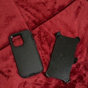 OtterBox Black Protective Phone Case with Holster